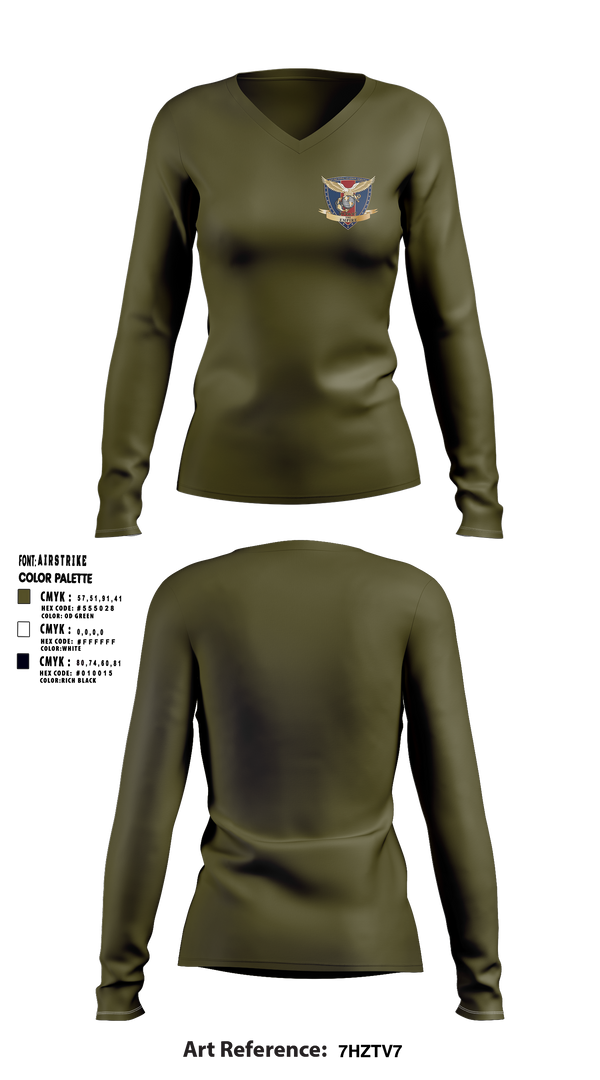 Womens Long Sleeve Vneck Shirt, RS Albany, Marines, Teamtime, Team time, sublimation, custom sports apparel, team uniforms, spirit wear, spiritwear, sports uniforms, custom shirts, team store, custom team store, fundraiser sports, apparel fundraiser