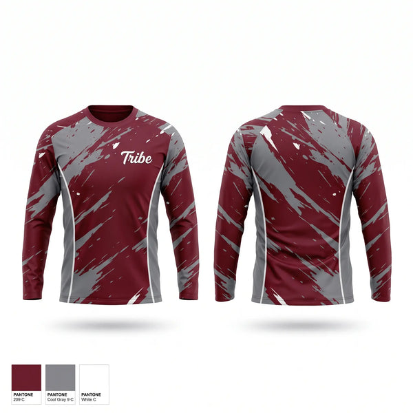 Long Sleeve Performance Shirt, Tribe, Baseball, Teamtime, Team time, sublimation, custom sports apparel, team uniforms, spirit wear, spiritwear, sports uniforms, custom shirts, team store, custom team store, fundraiser sports, apparel fundraiser