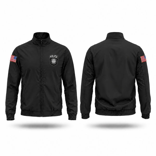 Windbreaker, Northeastern University Police Department, Police, Teamtime, Team time, sublimation, custom sports apparel, team uniforms, spirit wear, spiritwear, sports uniforms, custom shirts, team store, custom team store, fundraiser sports, apparel fundraiser