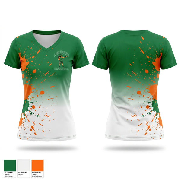 Womens Short Sleeve Vneck Shirt, Lady Trojans, Women's Basketball, Teamtime, Team time, sublimation, custom sports apparel, team uniforms, spirit wear, spiritwear, sports uniforms, custom shirts, team store, custom team store, fundraiser sports, apparel fundraiser