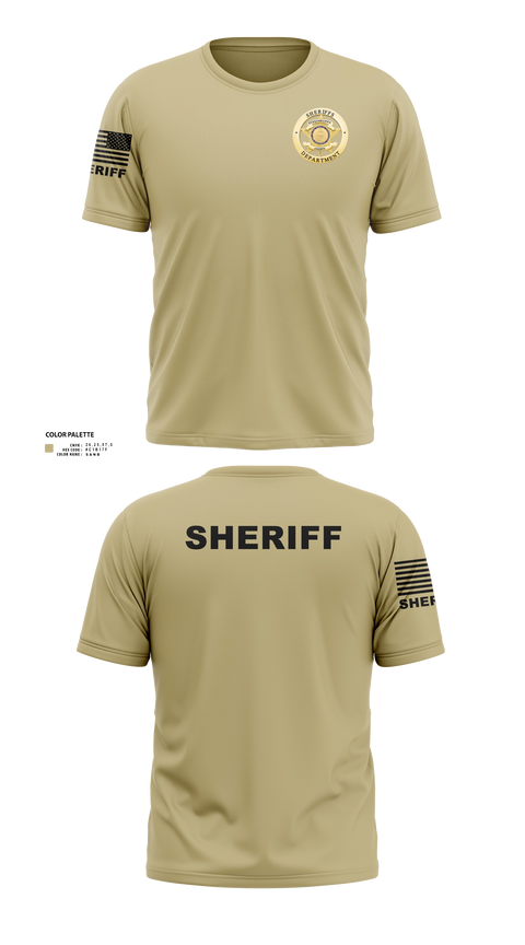 Old School Cotton Feel Shirt, Susquehanna County Sheriff, Police, Teamtime, Team time, sublimation, custom sports apparel, team uniforms, spirit wear, spiritwear, sports uniforms, custom shirts, team store, custom team store, fundraiser sports, apparel fundraiser