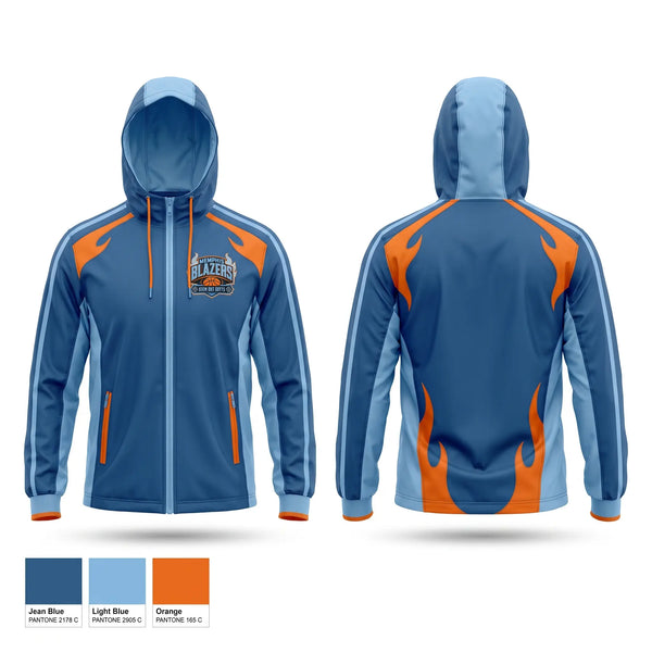 Windbreaker, Memphis Blazers, Men's Basketball, Teamtime, Team time, sublimation, custom sports apparel, team uniforms, spirit wear, spiritwear, sports uniforms, custom shirts, team store, custom team store, fundraiser sports, apparel fundraiser