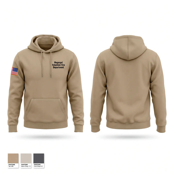 Hoodie, Megargel Volunteer Fire Department, Fire Department, Teamtime, Team time, sublimation, custom sports apparel, team uniforms, spirit wear, spiritwear, sports uniforms, custom shirts, team store, custom team store, fundraiser sports, apparel fundraiser