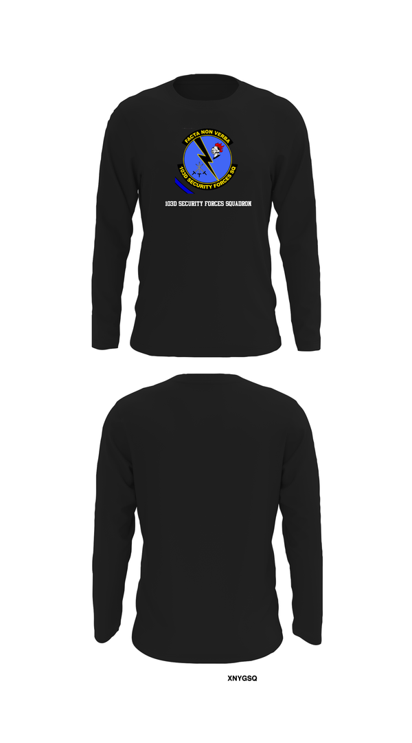 Long Sleeve Performance Shirt, 103d SECURITY FORCES SQUADRON, , Teamtime, Team time, sublimation, custom sports apparel, team uniforms, spirit wear, spiritwear, sports uniforms, custom shirts, team store, custom team store, fundraiser sports, apparel fundraiser