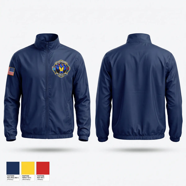 Windbreaker, Elverado Fire Protection District, Fire Department, Teamtime, Team time, sublimation, custom sports apparel, team uniforms, spirit wear, spiritwear, sports uniforms, custom shirts, team store, custom team store, fundraiser sports, apparel fundraiser