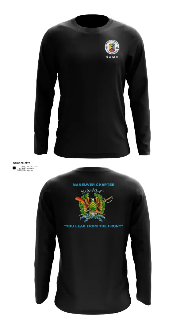 Long Sleeve Performance Shirt, MCoE Sergeant Audie Murphy Club (SMAC), Army, Teamtime, Team time, sublimation, custom sports apparel, team uniforms, spirit wear, spiritwear, sports uniforms, custom shirts, team store, custom team store, fundraiser sports, apparel fundraiser