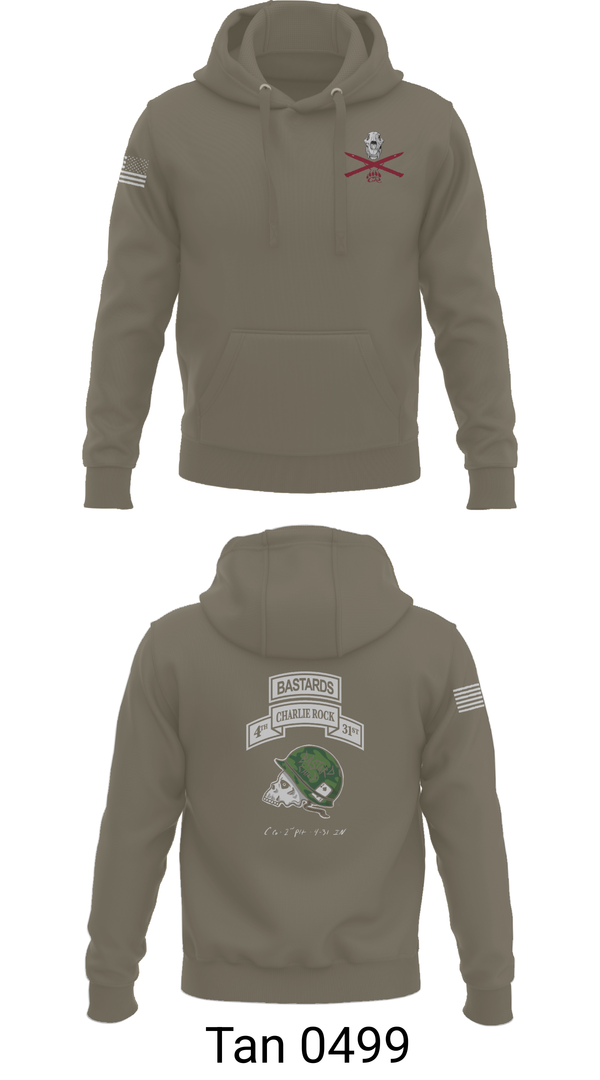 Hoodie, Charlie Rock, 4-31 IN, 2IBCT, 10MTN, , Teamtime, Team time, sublimation, custom sports apparel, team uniforms, spirit wear, spiritwear, sports uniforms, custom shirts, team store, custom team store, fundraiser sports, apparel fundraiser