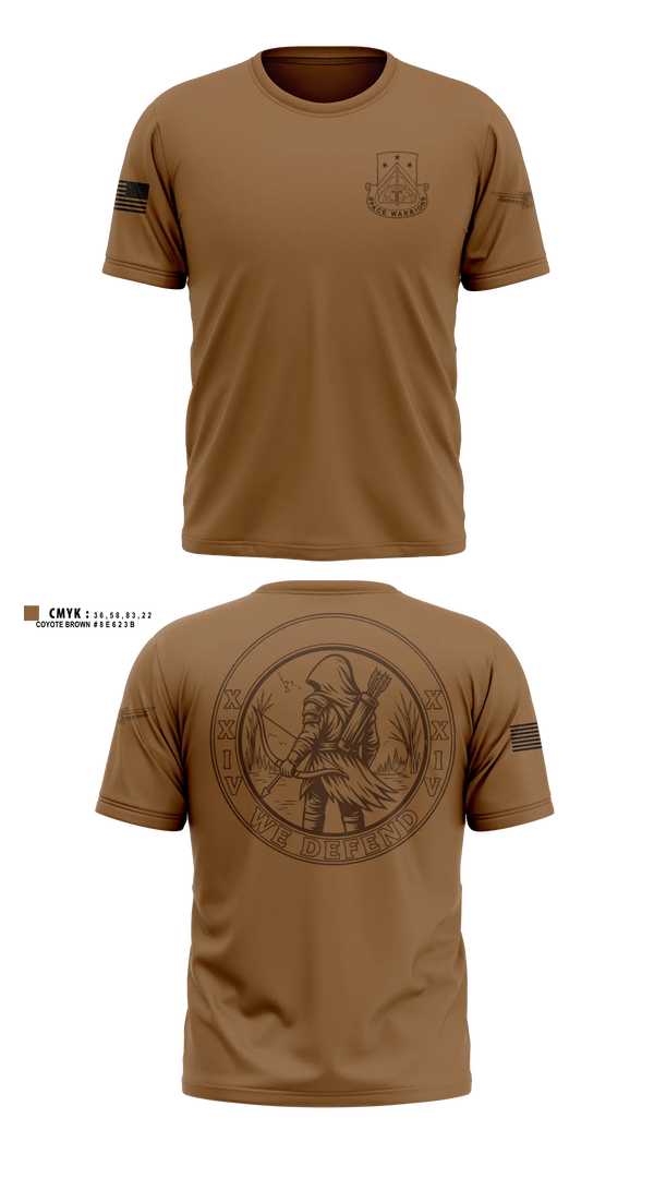 Short Sleeve Performance Shirt, 24TH MDSB, Army, Teamtime, Team time, sublimation, custom sports apparel, team uniforms, spirit wear, spiritwear, sports uniforms, custom shirts, team store, custom team store, fundraiser sports, apparel fundraiser