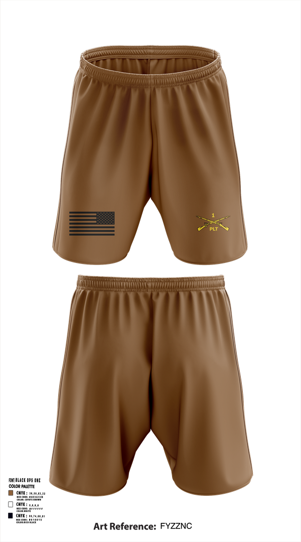 Athletic Shorts With Pockets, 1st PLT B Co 1-173IN, , Teamtime, Team time, sublimation, custom sports apparel, team uniforms, spirit wear, spiritwear, sports uniforms, custom shirts, team store, custom team store, fundraiser sports, apparel fundraiser