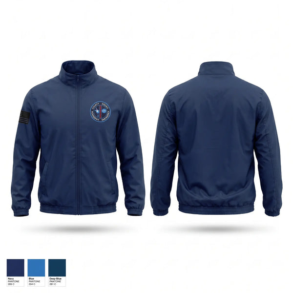 Windbreaker, Harrison County Emergency Squad, EMS/EMT, Teamtime, Team time, sublimation, custom sports apparel, team uniforms, spirit wear, spiritwear, sports uniforms, custom shirts, team store, custom team store, fundraiser sports, apparel fundraiser