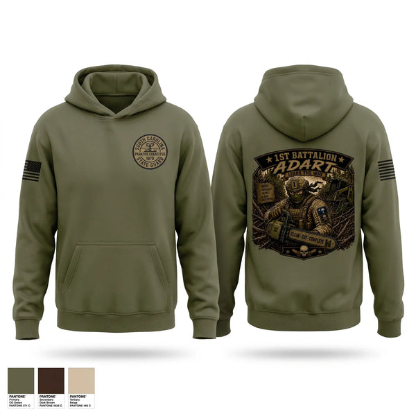 Hoodie, 1st Battalion, National Guard, Teamtime, Team time, sublimation, custom sports apparel, team uniforms, spirit wear, spiritwear, sports uniforms, custom shirts, team store, custom team store, fundraiser sports, apparel fundraiser