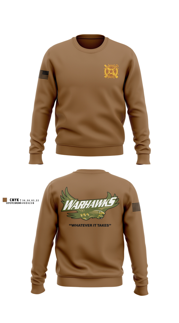 Crew Neck Sweatshirt, 250th FSC, Army, Teamtime, Team time, sublimation, custom sports apparel, team uniforms, spirit wear, spiritwear, sports uniforms, custom shirts, team store, custom team store, fundraiser sports, apparel fundraiser