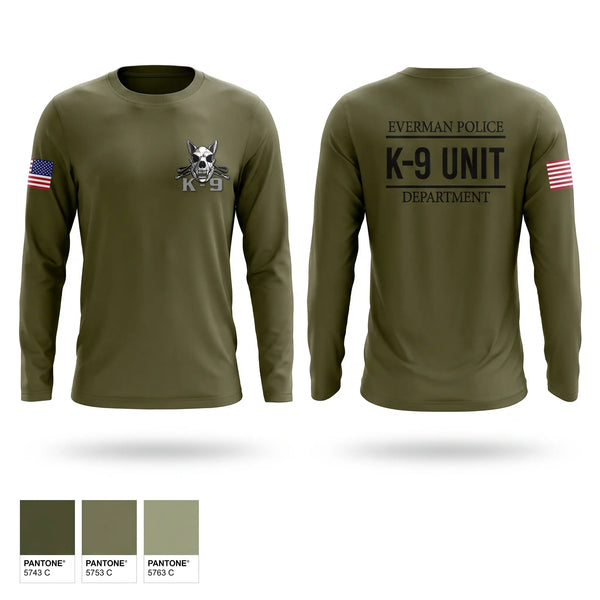 Long Sleeve Performance Shirt, K9 Unit, Police, Teamtime, Team time, sublimation, custom sports apparel, team uniforms, spirit wear, spiritwear, sports uniforms, custom shirts, team store, custom team store, fundraiser sports, apparel fundraiser