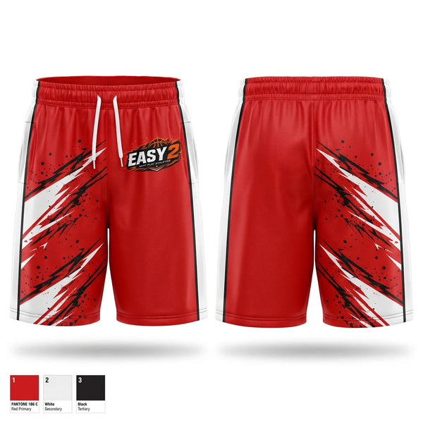 Mens Basketball Shorts, Rebels, Men's Basketball, Teamtime, Team time, sublimation, custom sports apparel, team uniforms, spirit wear, spiritwear, sports uniforms, custom shirts, team store, custom team store, fundraiser sports, apparel fundraiser