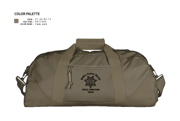 Duffle Bag, Walker County Sheriff SOG Team, , Teamtime, Team time, sublimation, custom sports apparel, team uniforms, spirit wear, spiritwear, sports uniforms, custom shirts, team store, custom team store, fundraiser sports, apparel fundraiser