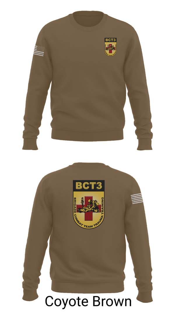 Crew Neck Sweatshirt, BCT3, Army, Teamtime, Team time, sublimation, custom sports apparel, team uniforms, spirit wear, spiritwear, sports uniforms, custom shirts, team store, custom team store, fundraiser sports, apparel fundraiser