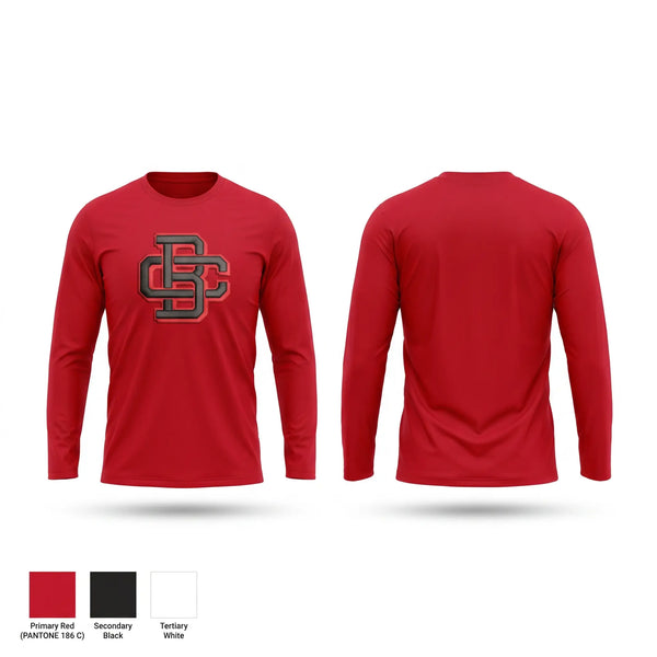Long Sleeve Performance Shirt, Riverhawks, Baseball, Teamtime, Team time, sublimation, custom sports apparel, team uniforms, spirit wear, spiritwear, sports uniforms, custom shirts, team store, custom team store, fundraiser sports, apparel fundraiser