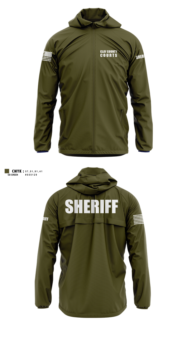 Windbreaker, Clay County Courts, Police, Teamtime, Team time, sublimation, custom sports apparel, team uniforms, spirit wear, spiritwear, sports uniforms, custom shirts, team store, custom team store, fundraiser sports, apparel fundraiser