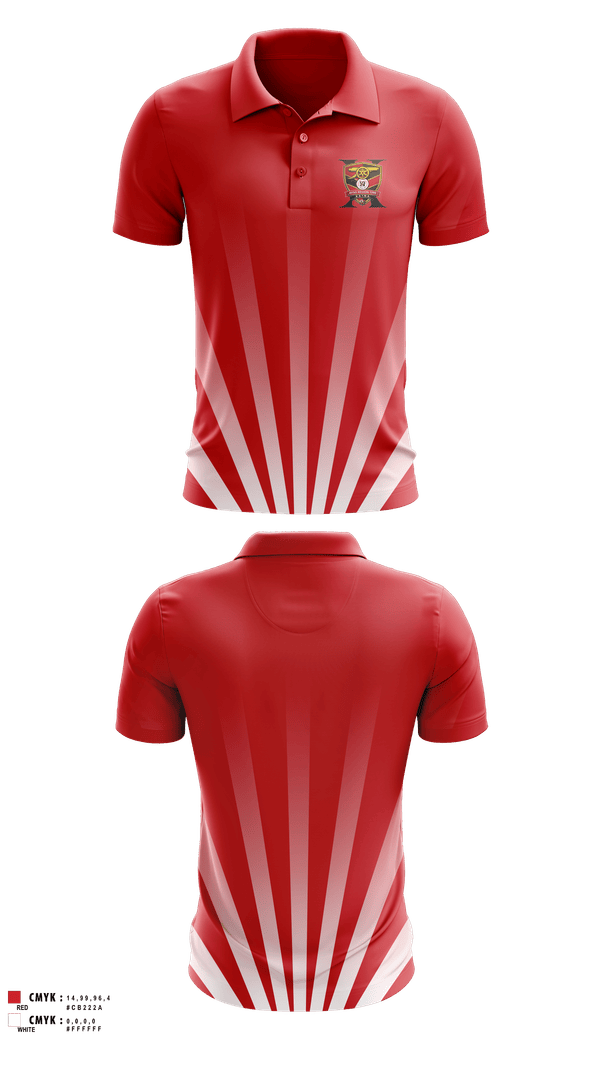 Short Sleeve Performance Polo, Region 1398 Arsenal, Men's Soccer, Teamtime, Team time, sublimation, custom sports apparel, team uniforms, spirit wear, spiritwear, sports uniforms, custom shirts, team store, custom team store, fundraiser sports, apparel fundraiser