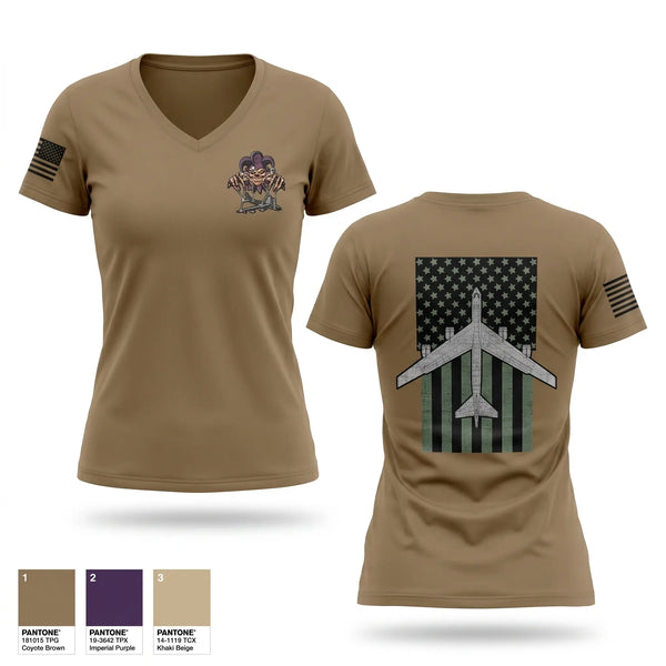 Womens Short Sleeve Vneck Shirt, Repair & Reclamation, Air Force, Teamtime, Team time, sublimation, custom sports apparel, team uniforms, spirit wear, spiritwear, sports uniforms, custom shirts, team store, custom team store, fundraiser sports, apparel fundraiser
