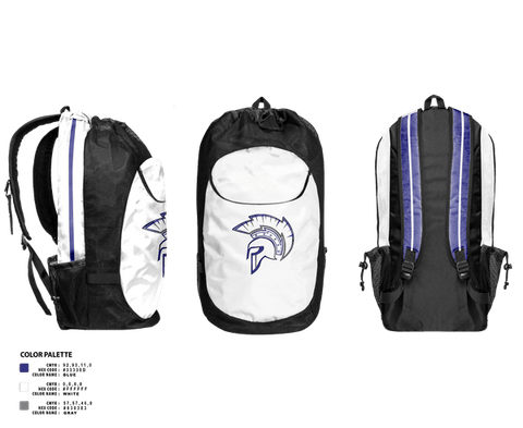 Gear Bag, Esparto Spartans, Men's Basketball, Teamtime, Team time, sublimation, custom sports apparel, team uniforms, spirit wear, spiritwear, sports uniforms, custom shirts, team store, custom team store, fundraiser sports, apparel fundraiser
