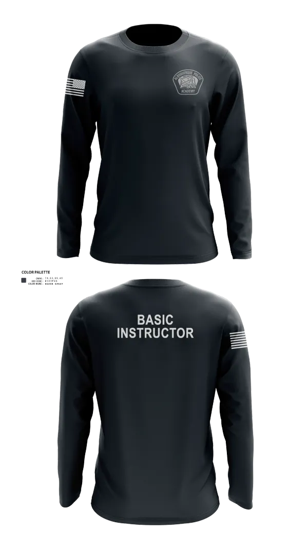 Long Sleeve Performance Shirt, Academy- Basic Unit, Police, Teamtime, Team time, sublimation, custom sports apparel, team uniforms, spirit wear, spiritwear, sports uniforms, custom shirts, team store, custom team store, fundraiser sports, apparel fundraiser