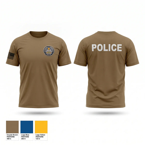 Old School Cotton Feel Shirt, Schuylkill Twp Police, Police, Teamtime, Team time, sublimation, custom sports apparel, team uniforms, spirit wear, spiritwear, sports uniforms, custom shirts, team store, custom team store, fundraiser sports, apparel fundraiser