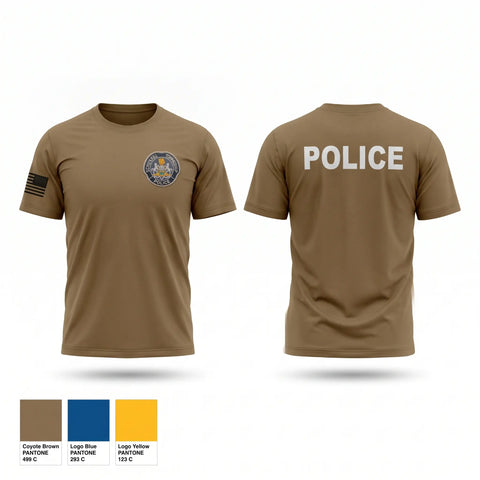 Old School Cotton Feel Shirt, Schuylkill Twp Police, Police, Teamtime, Team time, sublimation, custom sports apparel, team uniforms, spirit wear, spiritwear, sports uniforms, custom shirts, team store, custom team store, fundraiser sports, apparel fundraiser