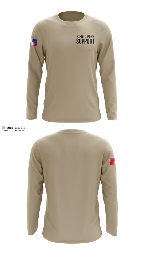 Long Sleeve Performance Shirt, Siento Peer Support, Fire Department, Teamtime, Team time, sublimation, custom sports apparel, team uniforms, spirit wear, spiritwear, sports uniforms, custom shirts, team store, custom team store, fundraiser sports, apparel fundraiser