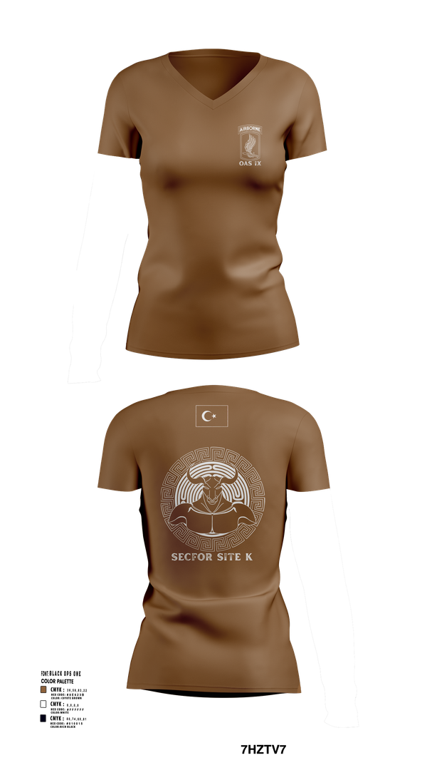 Womens Short Sleeve Vneck Shirt, 173RD ABN, Army, Teamtime, Team time, sublimation, custom sports apparel, team uniforms, spirit wear, spiritwear, sports uniforms, custom shirts, team store, custom team store, fundraiser sports, apparel fundraiser