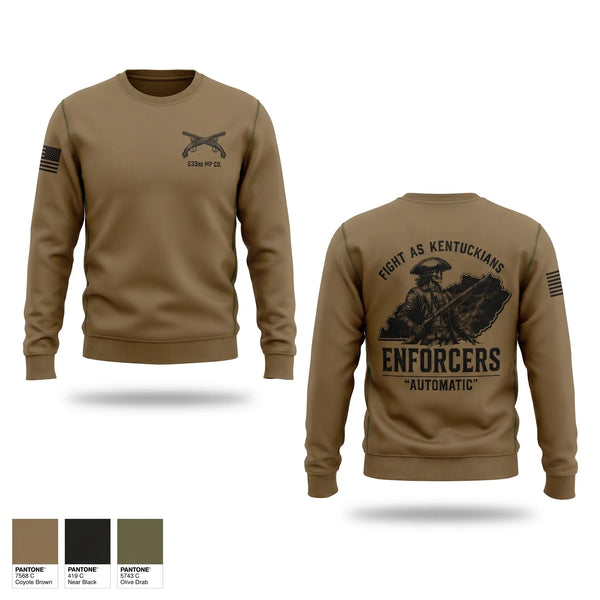 Crew Neck Sweatshirt, 223rd MP Co, National Guard, Teamtime, Team time, sublimation, custom sports apparel, team uniforms, spirit wear, spiritwear, sports uniforms, custom shirts, team store, custom team store, fundraiser sports, apparel fundraiser