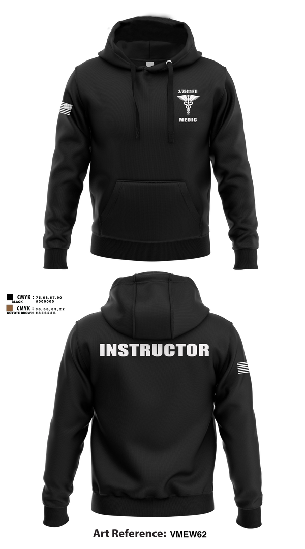 Hoodie, 2/254 RTI, Army, Teamtime, Team time, sublimation, custom sports apparel, team uniforms, spirit wear, spiritwear, sports uniforms, custom shirts, team store, custom team store, fundraiser sports, apparel fundraiser