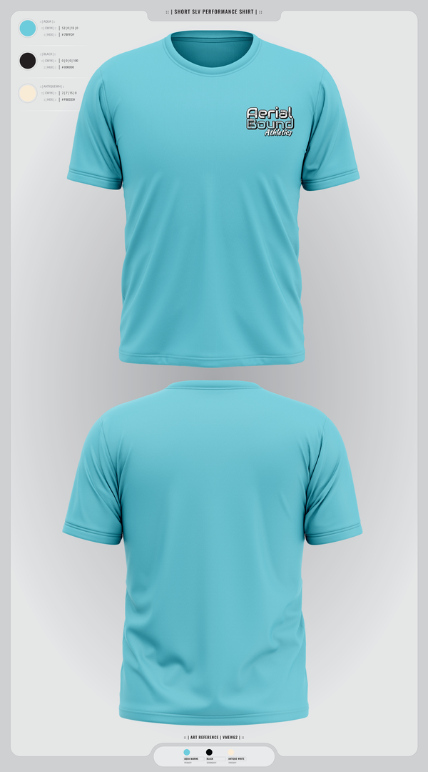 Short Sleeve Performance Shirt, Aerial Bound Athletics, Spirit Store, Teamtime, Team time, sublimation, custom sports apparel, team uniforms, spirit wear, spiritwear, sports uniforms, custom shirts, team store, custom team store, fundraiser sports, apparel fundraiser