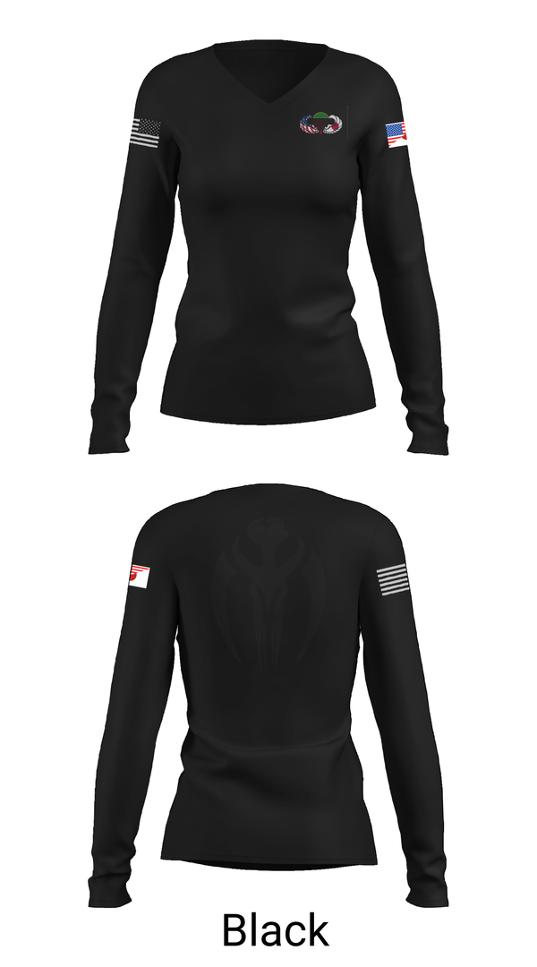 Womens Long Sleeve Vneck Shirt, 1-1 ASPS, , Teamtime, Team time, sublimation, custom sports apparel, team uniforms, spirit wear, spiritwear, sports uniforms, custom shirts, team store, custom team store, fundraiser sports, apparel fundraiser