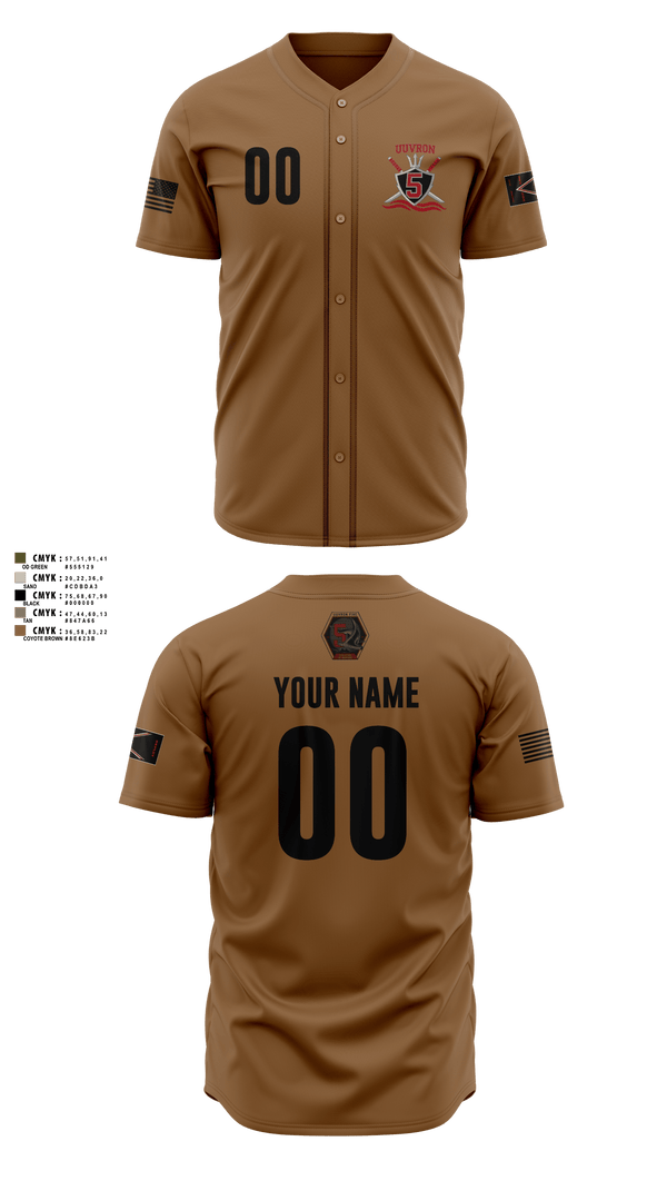 Full Button Softball Jersey, UUVRON 5, Navy, Teamtime, Team time, sublimation, custom sports apparel, team uniforms, spirit wear, spiritwear, sports uniforms, custom shirts, team store, custom team store, fundraiser sports, apparel fundraiser