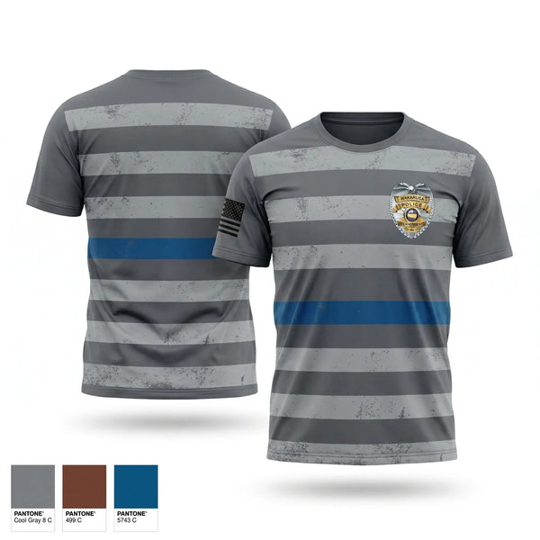Old School Cotton Feel Shirt, Wakarusa, Police, Teamtime, Team time, sublimation, custom sports apparel, team uniforms, spirit wear, spiritwear, sports uniforms, custom shirts, team store, custom team store, fundraiser sports, apparel fundraiser