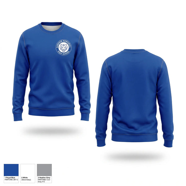 Crew Neck Sweatshirt, Sumner Memorial High School Soccer, Men's Soccer, Teamtime, Team time, sublimation, custom sports apparel, team uniforms, spirit wear, spiritwear, sports uniforms, custom shirts, team store, custom team store, fundraiser sports, apparel fundraiser