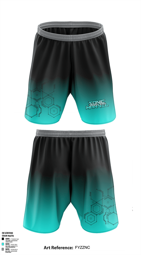 Athletic Shorts With Pockets, DJ Sonic MarvelDJ Sonic Marvel, , Teamtime, Team time, sublimation, custom sports apparel, team uniforms, spirit wear, spiritwear, sports uniforms, custom shirts, team store, custom team store, fundraiser sports, apparel fundraiser