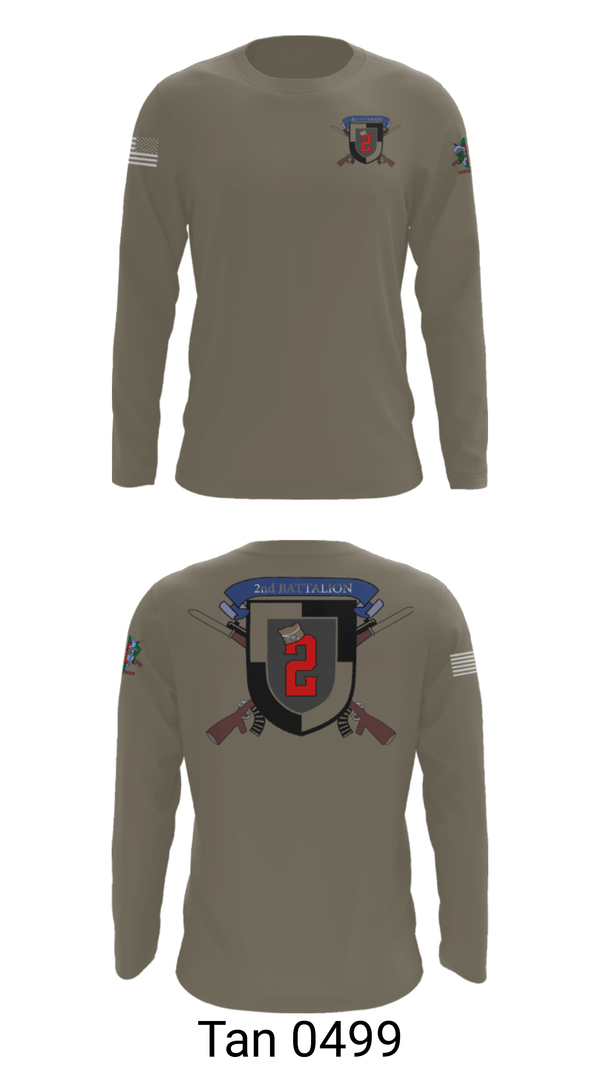 Long Sleeve Performance Shirt, 2nd Battalion, Army, Teamtime, Team time, sublimation, custom sports apparel, team uniforms, spirit wear, spiritwear, sports uniforms, custom shirts, team store, custom team store, fundraiser sports, apparel fundraiser