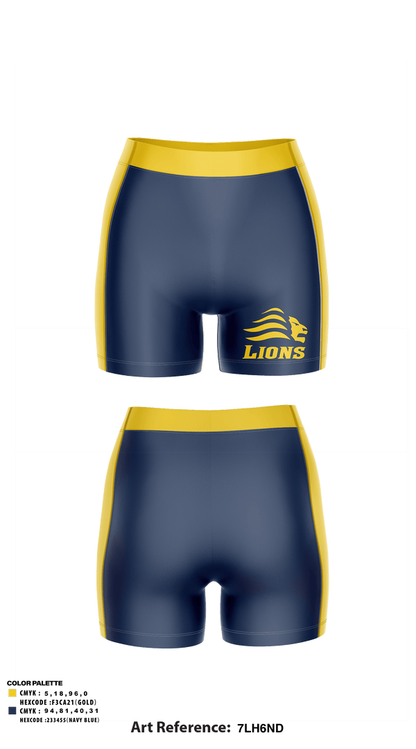 Women's Shorts, Big Valley Christian High School Volleyball, Women's Volleyball, Teamtime, Team time, sublimation, custom sports apparel, team uniforms, spirit wear, spiritwear, sports uniforms, custom shirts, team store, custom team store, fundraiser sports, apparel fundraiser
