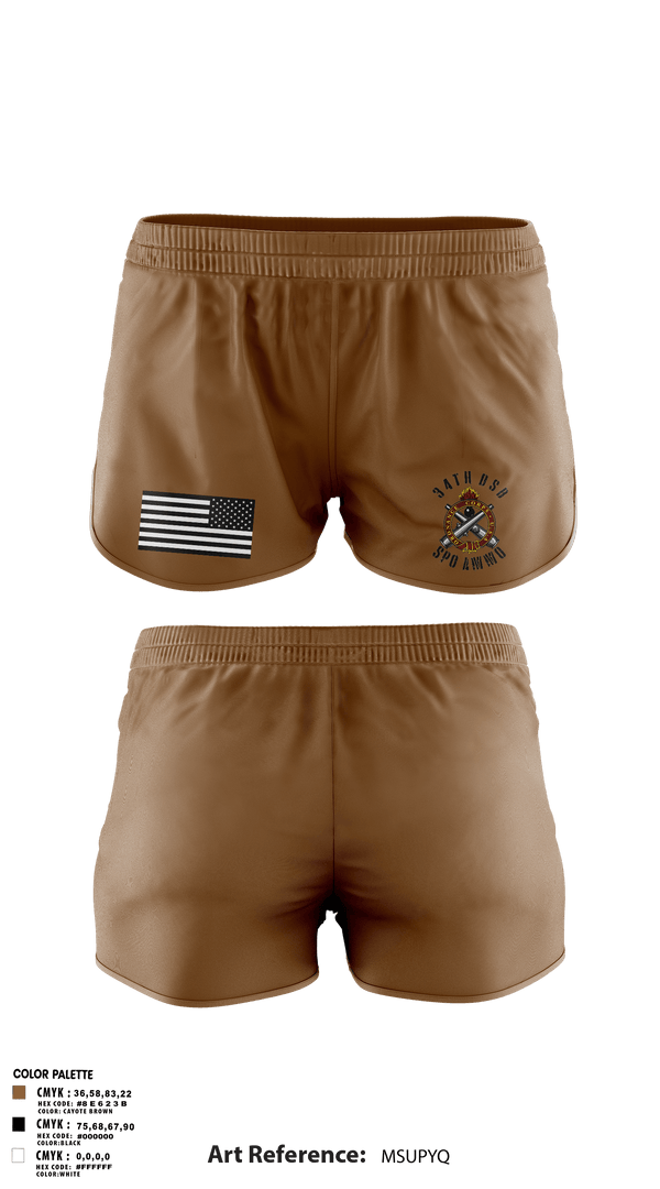 Ranger Panties, 34th DSB, Army, Teamtime, Team time, sublimation, custom sports apparel, team uniforms, spirit wear, spiritwear, sports uniforms, custom shirts, team store, custom team store, fundraiser sports, apparel fundraiser