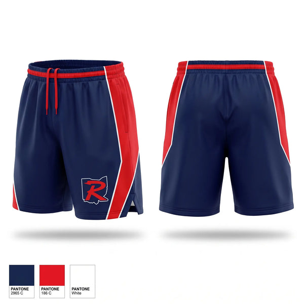 Athletic Shorts With Pockets, Ohio Renegades, Baseball, Teamtime, Team time, sublimation, custom sports apparel, team uniforms, spirit wear, spiritwear, sports uniforms, custom shirts, team store, custom team store, fundraiser sports, apparel fundraiser