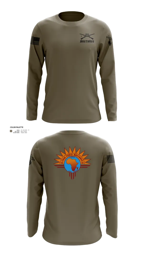 Long Sleeve Performance Shirt, Task Force Bastards, , Teamtime, Team time, sublimation, custom sports apparel, team uniforms, spirit wear, spiritwear, sports uniforms, custom shirts, team store, custom team store, fundraiser sports, apparel fundraiser