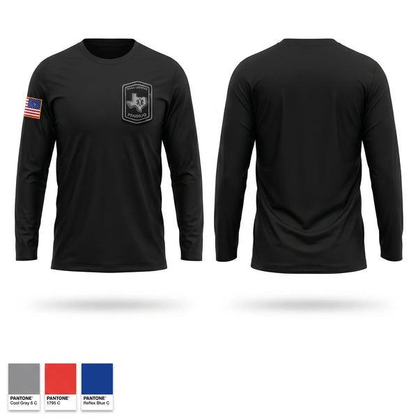 Long Sleeve Performance Shirt, Tarrant County Hospital Police BulldogsB Days, Police, Teamtime, Team time, sublimation, custom sports apparel, team uniforms, spirit wear, spiritwear, sports uniforms, custom shirts, team store, custom team store, fundraiser sports, apparel fundraiser