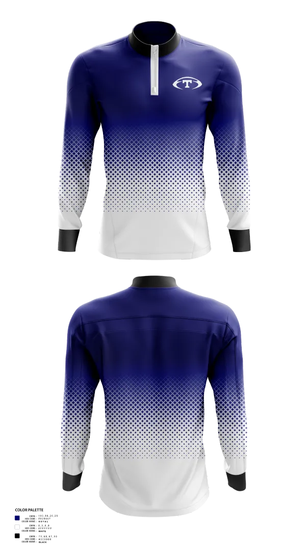Quarter Zip Jacket, Toutle Lake Football, , Teamtime, Team time, sublimation, custom sports apparel, team uniforms, spirit wear, spiritwear, sports uniforms, custom shirts, team store, custom team store, fundraiser sports, apparel fundraiser
