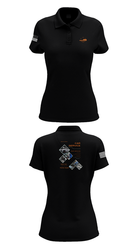 Womens Short Sleeve Performance Polo, Servteem automotive group llc, , Teamtime, Team time, sublimation, custom sports apparel, team uniforms, spirit wear, spiritwear, sports uniforms, custom shirts, team store, custom team store, fundraiser sports, apparel fundraiser