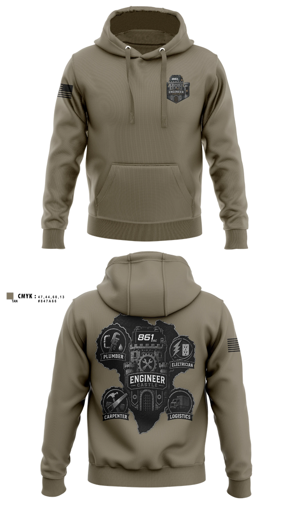 Hoodie, 861, Army, Teamtime, Team time, sublimation, custom sports apparel, team uniforms, spirit wear, spiritwear, sports uniforms, custom shirts, team store, custom team store, fundraiser sports, apparel fundraiser