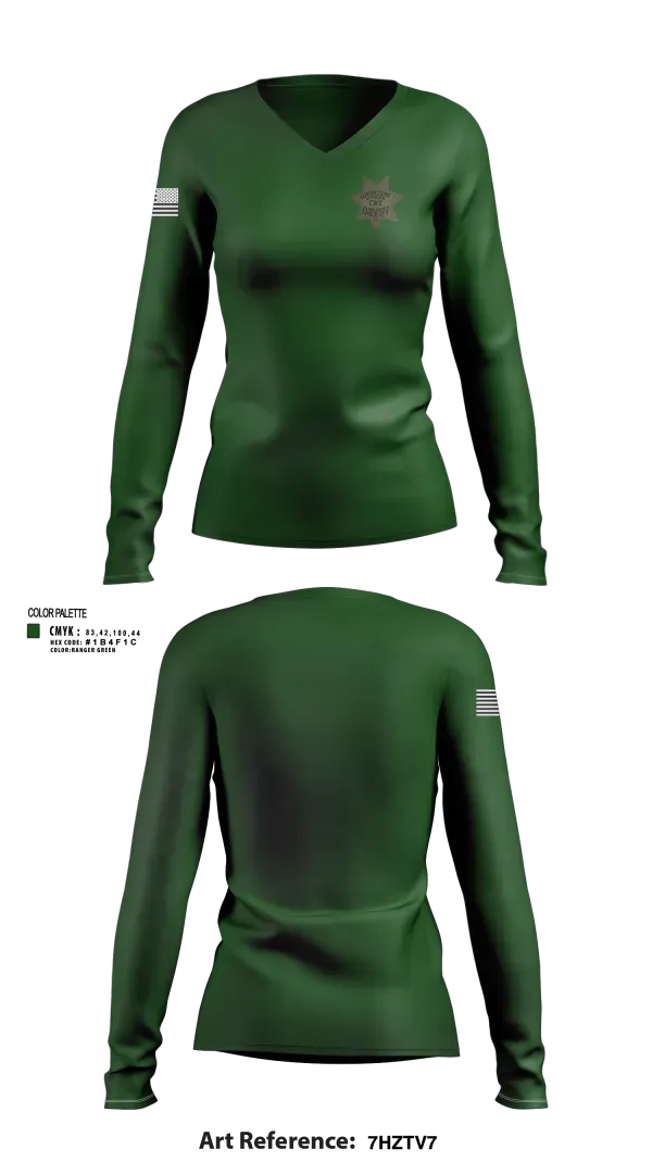 Womens Long Sleeve Vneck Shirt, Solano County Sheriff CRT, Police, Teamtime, Team time, sublimation, custom sports apparel, team uniforms, spirit wear, spiritwear, sports uniforms, custom shirts, team store, custom team store, fundraiser sports, apparel fundraiser