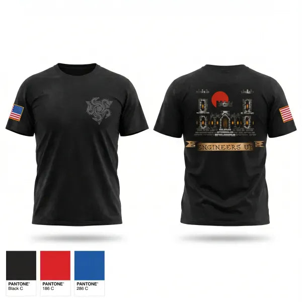 Old School Cotton Feel Shirt, 100th MRBC, Army, Teamtime, Team time, sublimation, custom sports apparel, team uniforms, spirit wear, spiritwear, sports uniforms, custom shirts, team store, custom team store, fundraiser sports, apparel fundraiser