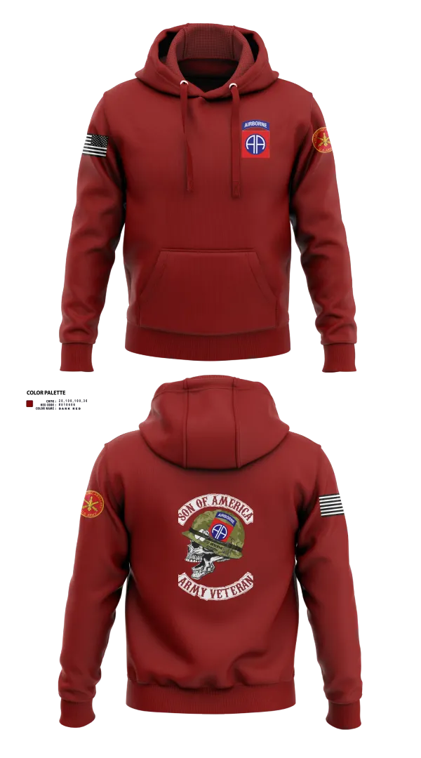Hoodie, 82d ABN DIV, , Teamtime, Team time, sublimation, custom sports apparel, team uniforms, spirit wear, spiritwear, sports uniforms, custom shirts, team store, custom team store, fundraiser sports, apparel fundraiser